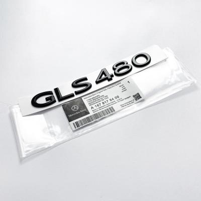 Mercedes-Benz Gloss Black "GLS480" Logo Trunk Emblem Badge A1678178400