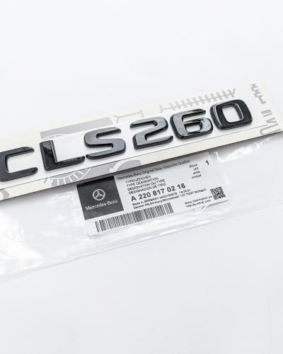 Mercedes-Benz Gloss Black "CLS260" Logo Trunk Emblem Badge A2208170216