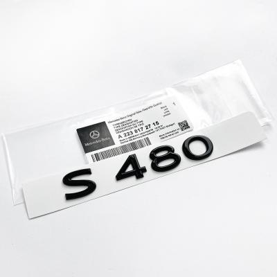 Mercedes Benz Gloss Black "S480" Letter Emblem Trunk Logo Nameplate Badge A2238172715