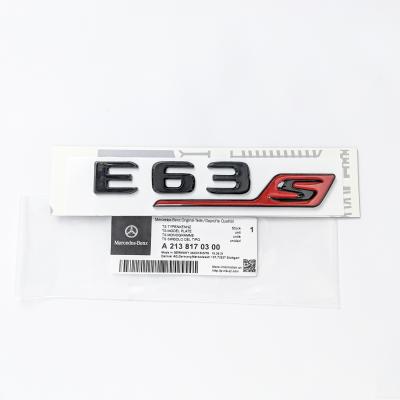 Mercedes Benz "E63s" Gloss Black Rear Trunk Emblem Badge A2138170300