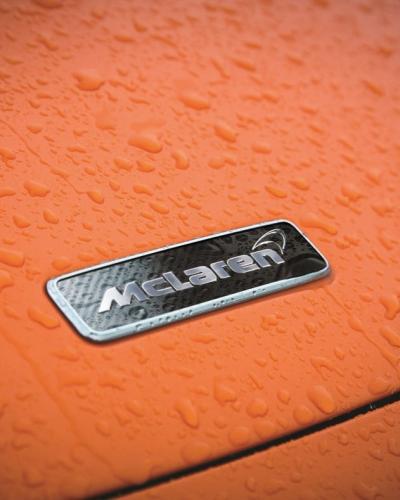 Mclaren Carbon Fiber Finish Front Emblem