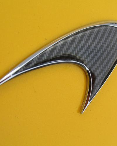 Mclaren Front Badge Carbon