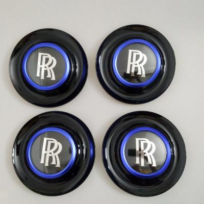 Rolls Royce Center Cap Bezel Black Ghost Dawn Wraith Blue Wheel Modify Kit