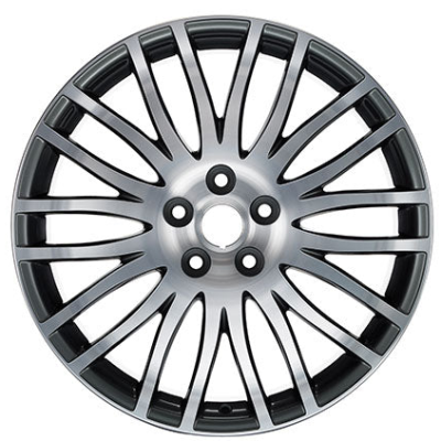 Aston Martin DB9 19" 20-Spoke Silver Diamond Turned Wheel