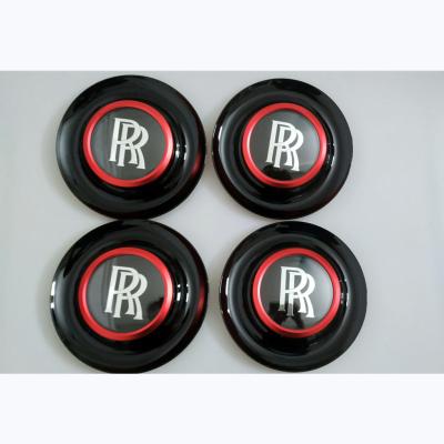 Rolls Royce Center Cap Bezel Black Ghost Dawn Wraith Red Wheel Modify Kit