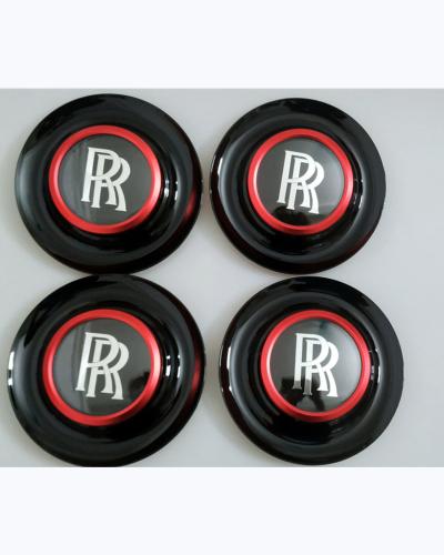 Rolls Royce Center Cap Bezel Black Ghost Dawn Wraith Red Wheel Modify Kit