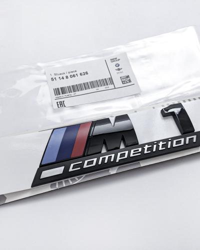 BMW 1 Series Emblem M1 COMPETITION Number Letters Rear Trunk Badge Sticker 51148061626