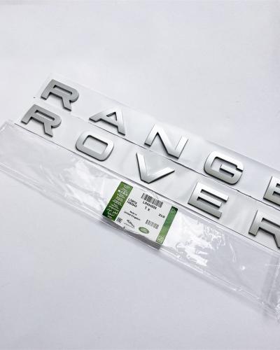 Land Rover Rear Front Hood Emblem fit "Range Rover" Sport Evoque Letter Matte Sliver Nameplate LR094559