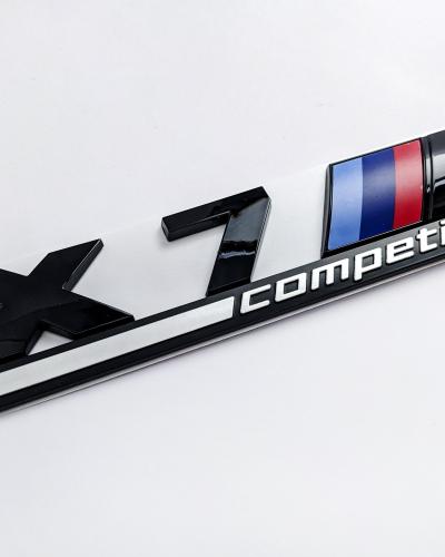 BMW X7 M Competition Tailgate Rear Black Emblem Badge Sticker 51148093999