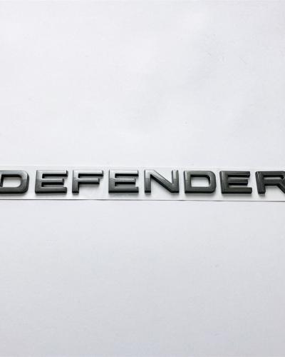 Land Rover "DEFENDER" Matte Sliver Rear Door Liftgate Letter Nameplate Emblem Badge LR084221