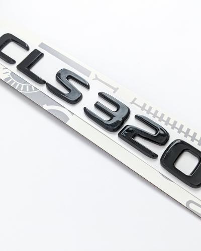 Mercedes Benz "CLS320" Gloss Black Number Letter Emblem Badge A2188170216