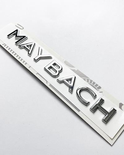 Mercedes Benz Chrome Silver "MAYBACH" Rear Trunk Letters Badge Emblems Sticker A1678177000