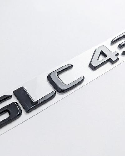 Mercedes Benz "GLC43" Gloss Black Letters Rear Trunk Emblem Badge A1668176400