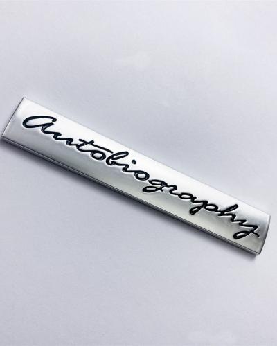 Land Rover Chrome "Autobiography" Car Sport Tailgate Logo Badge Emblem LR113646