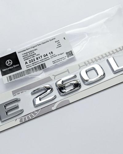 Mercedes Benz E260L Rear Trunk Emblem Decal Badge A2228170415