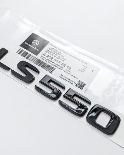 Mercedes Benz "CLS550" Gloss Black Rear Trunk Letter Emblem Badge A2188170316