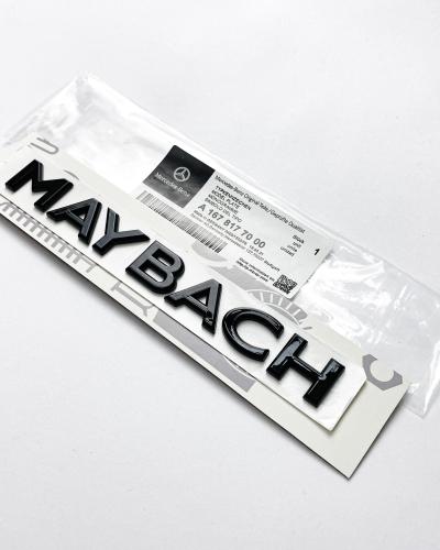 Mercedes Benz Gloss Black "MAYBACH" Rear Trunk Letters Badge Emblems Sticker A1678177000