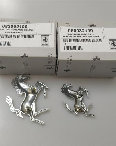 Ferrari 458 Italia Spider Front Rear Bumper Horse Emblem Badge Kit