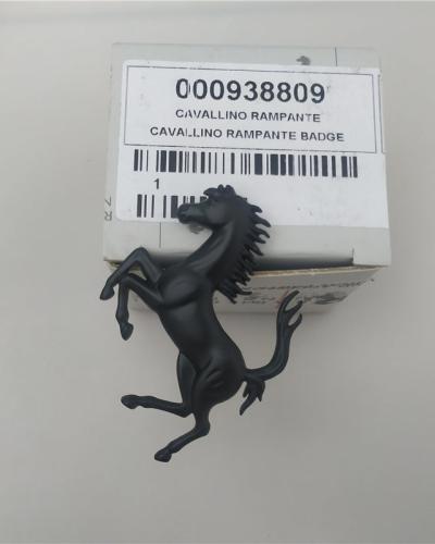 Ferrari Roma Front Bumper Matte Black Horse Emblem Badge