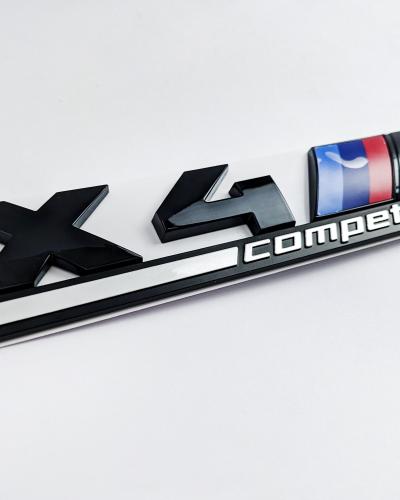BMW X4 M Competition Tailgate Rear Black Emblem Badge Sticker 51148077611