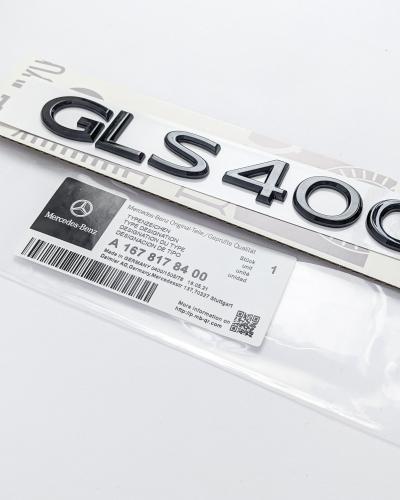 Mercedes Benz "CLS400" Gloss Black Number Letter Emblem Badge A1678178400