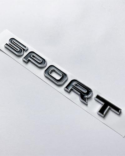 Land Rover Chrome Trimmed Black L494 Range Rover Sport "SPORT" Tailgate Badge LR091933