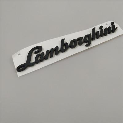 Lamborghini Aventador LP700 LP720 LP750 Rear Script Emblem Matte Black