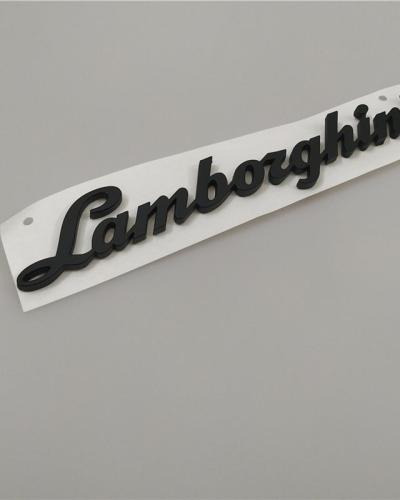 Lamborghini Aventador LP700 LP720 LP750 Rear Script Emblem Matte Black