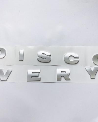 Land Rover "DISCOVERY" Chrome Sliver Boot Badge Emblem LR063646