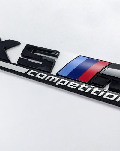 BMW X5 M Competition Tailgate Rear Black Emblem Badge Sticker 51148096408