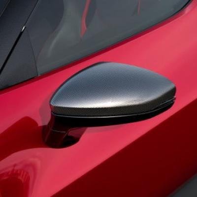 Ferrari 296 Carbon Mirror Caps