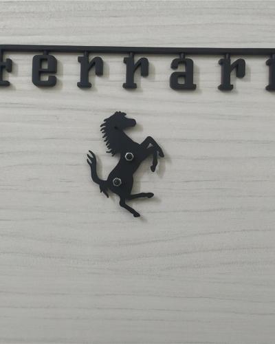 Ferrari SF90 Rear Horse Badge Script Kit