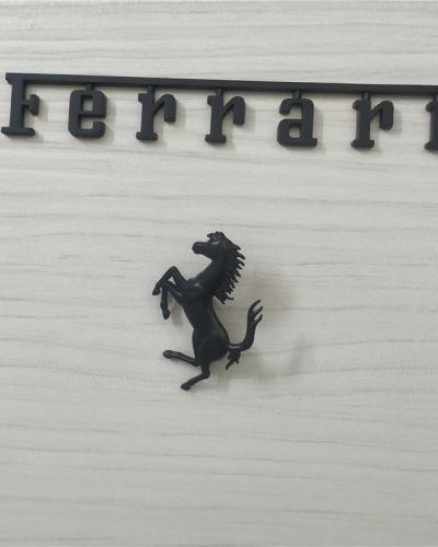 Ferrari SF90 Rear Horse Badge Script Kit
