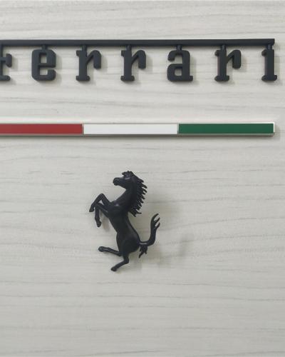 Ferrari 296GTB Italy badge&Rear Horse Badge Script