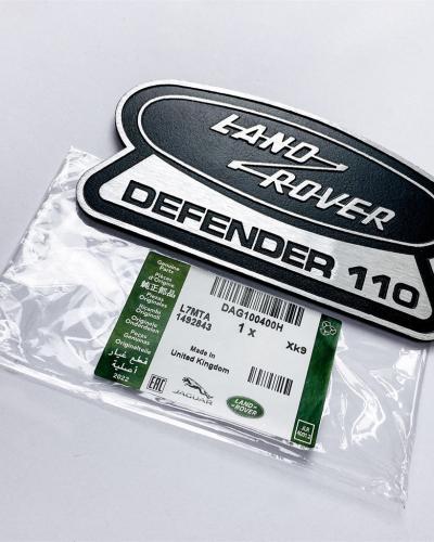 Land Rover DEFENDER 110 Four Wheel Badge Emblem Medal DAG100400H