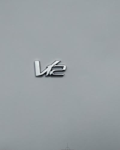 Aston martin V12 Metal Emblem Badge (1PC)