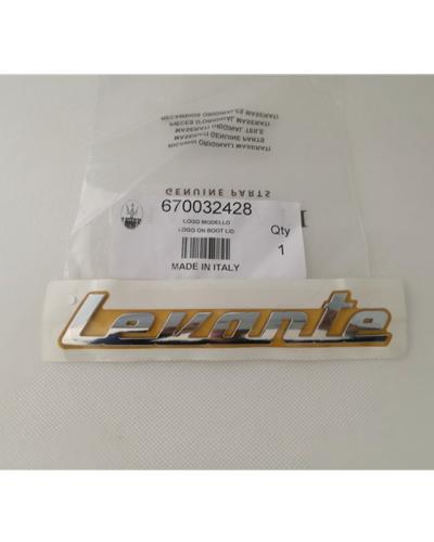 Maserati SUV Levante Rear Script Emblem Badge # 670032428
