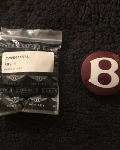 Genuine Bentley Continental GT Flying Spur V8 Wheel Center Cap 3W0601157A
