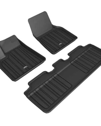 3D MAXpider 1st and 2nd Row Floormats | 2020-2021 Tesla Model Y (E1TL02701809)