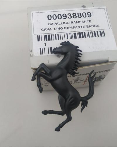 Ferrari Roma Front Bumper Matte Black Horse Emblem Badge