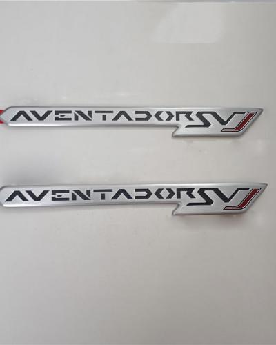 Set of 2 Lamborghini Aventador LP770 SVJ Coupe Inscription Decorative Badge 470854499F
