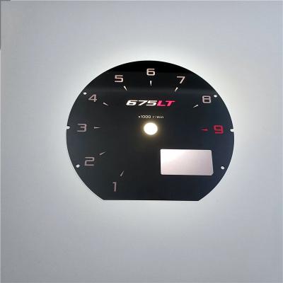 McLaren 675LT Face Plate Instrument Cluster Plate Modify New