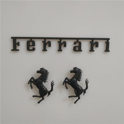 Ferrari Roma Front&Rear Horse Badge Script Kit
