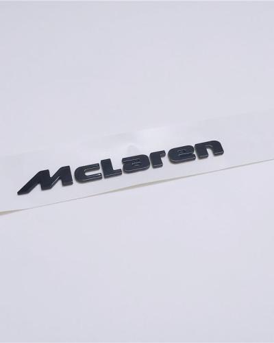 McLaren 650S MP4-12C Rear Badge Emblem Glossy Black 13.86CM Modify 1PC