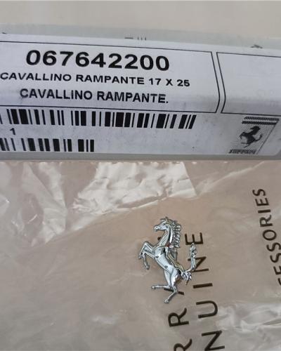 Ferrari 430 360 Challenge Stradale Small Prancing Horse For Fuel Door 67642200