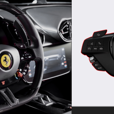 Ferrari Purosangue NVO Steering Wheel Retrofit