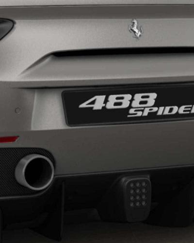 Ferrari 488 Titanium Tailpipes