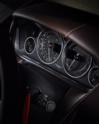 Aston Martin Carbon Fiber Instrument Surround