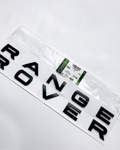 Land Rover Rear Front Hood Emblem fit "Range Rover" Sport Evoque Letter Matte Black Nameplate LR094559