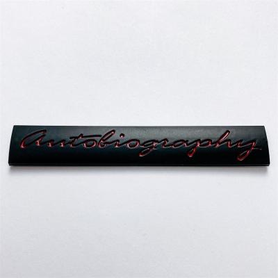 Land Rover Gloss Black Red "Autobiography" Car Sport Tailgate Logo Badge Emblem LR113646